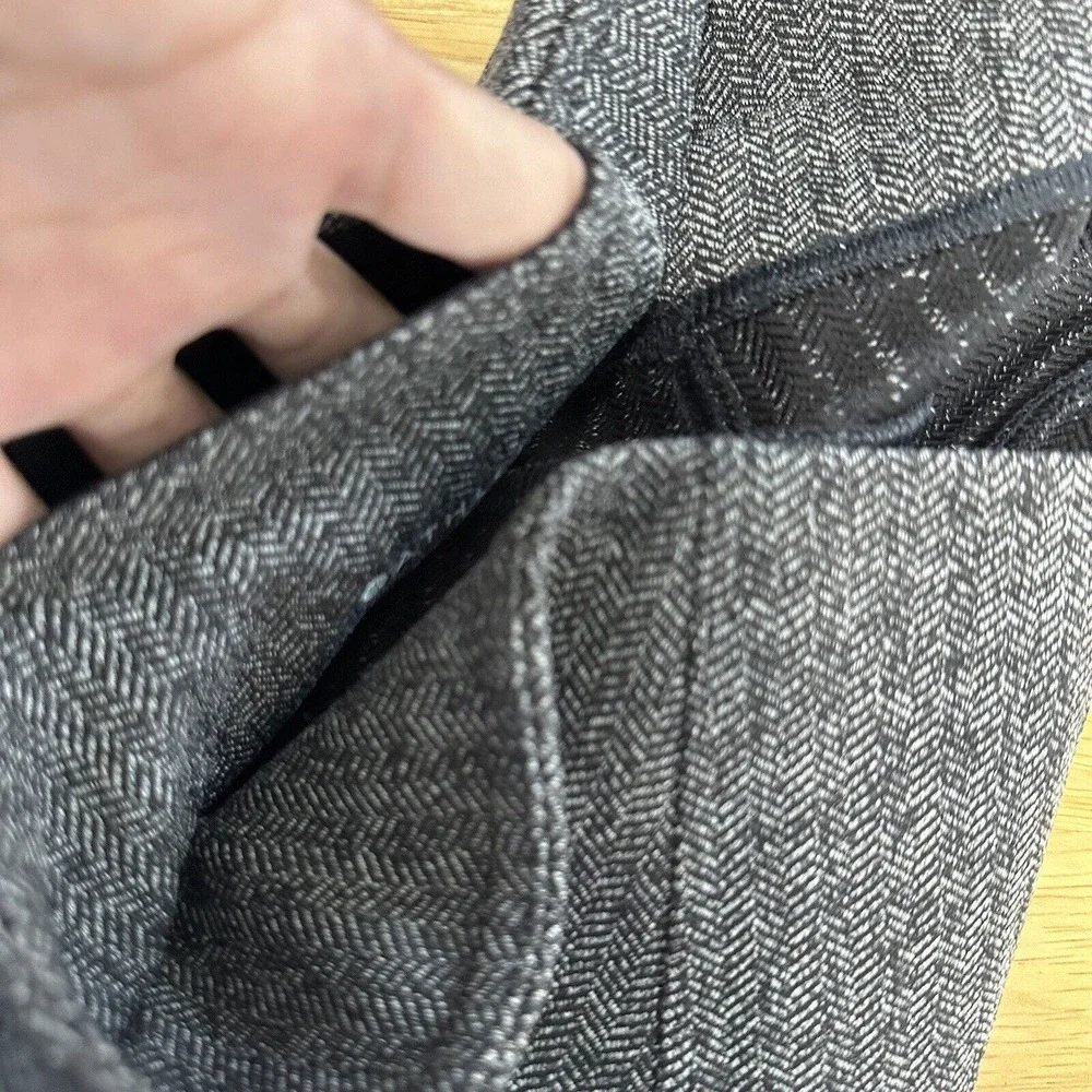 rise Delancey Herringbone Tight Gray Black Size‎ Small Athletic Pants High-ris